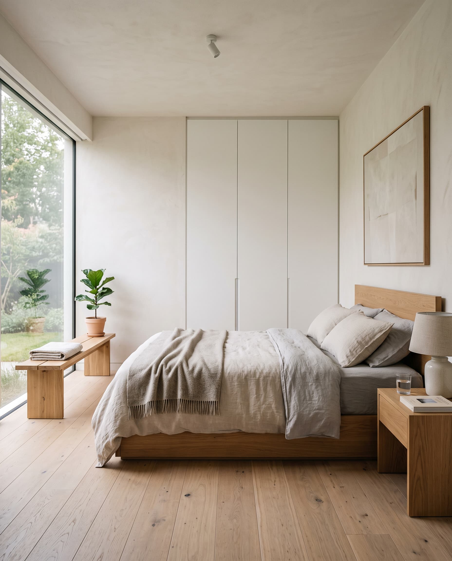 AI Staged Modern Living Room